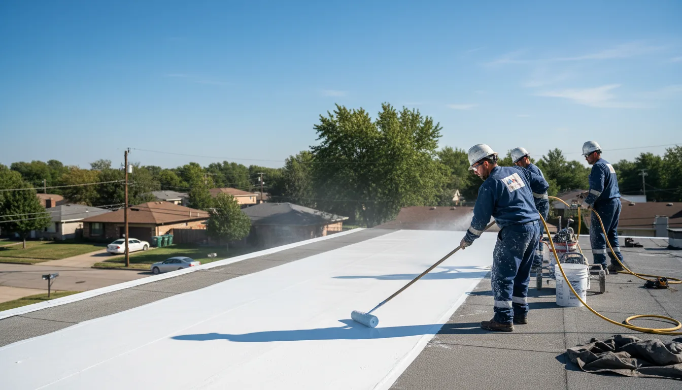 Commercial roof coating in Atlantic, PA near me